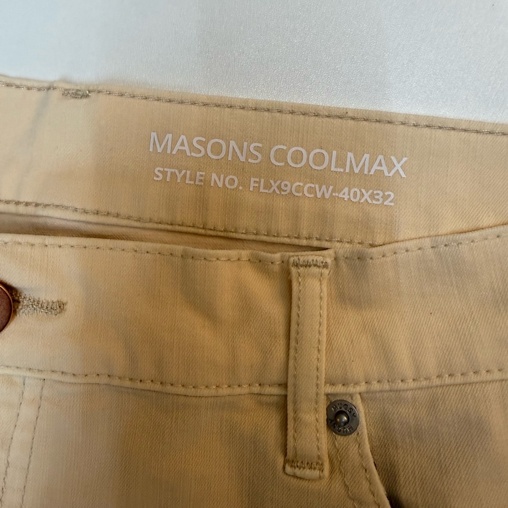 MUGSY Men’s Ivory Jeans size 40x32 - Picture 5 of 6